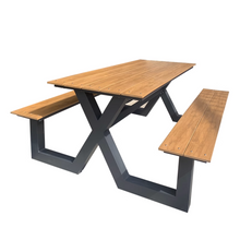Load image into Gallery viewer, Wood Bench - Hong Kong Rooftop Party