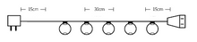 Load image into Gallery viewer, Solar LED light strings 5 Colors - 7 meters - Hong Kong Rooftop Party