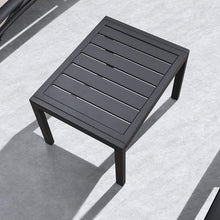 Load image into Gallery viewer, Aluminum Grey Sunbed Pair Set, with Table - Hong Kong Rooftop Party