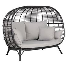 Load image into Gallery viewer, Birds Nest Sofa, Black or Brown - Hong Kong Rooftop Party