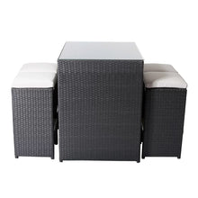 Load image into Gallery viewer, 4 Chair Bar Table, White cushions - Hong Kong Rooftop Party