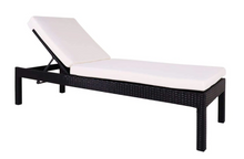 Load image into Gallery viewer, Rattan Sunbed , White cushions - Hong Kong Rooftop Party