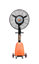Load image into Gallery viewer, Deluxe Misting Fan, Orange - Hong Kong Rooftop Party