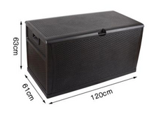 Load image into Gallery viewer, Outdoor Storage Box Rattan, Grey - Hong Kong Rooftop Party