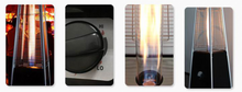 Load image into Gallery viewer, Pyramid Gas Heater Black, with Rain Cover - Hong Kong Rooftop Party