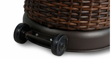 Load image into Gallery viewer, Deluxe Gas Heater Rattan, with Rain Cover - Hong Kong Rooftop Party