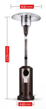 Load image into Gallery viewer, Gas Heater Stainless Steel, with Rain Cover - Hong Kong Rooftop Party