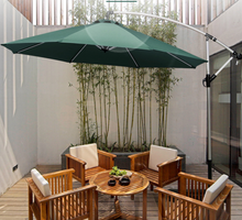 Load image into Gallery viewer, Side-Pole Water Base Umbrella, Green - Hong Kong Rooftop Party