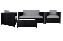 Load image into Gallery viewer, Relax Sofa Set, Grey Cushions - Hong Kong Rooftop Party