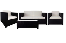 Load image into Gallery viewer, Relax Sofa Set, White Cushions - Hong Kong Rooftop Party