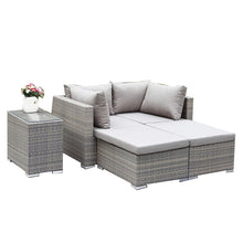 Load image into Gallery viewer, Couple Chill Sofa Set, Grey or Brown - Hong Kong Rooftop Party

