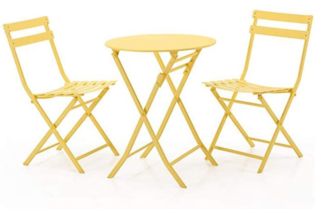 Bistro set, Yellow - Hong Kong Rooftop Party