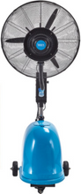 Load image into Gallery viewer, Adjustable Standard Misting Fan, Blue - Hong Kong Rooftop Party

