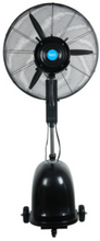 Load image into Gallery viewer, Adjustable Standard Misting Fan, Black - Hong Kong Rooftop Party
