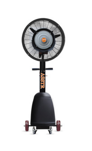 Deluxe Misting Fan Mini, Black - Hong Kong Rooftop Party