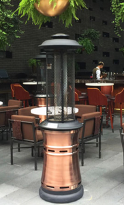 Deluxe Gas Heater Copper, with Rain Cover - Hong Kong Rooftop Party