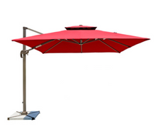 Load image into Gallery viewer, Resort Side-Pole Marble Base Umbrella, Red - Hong Kong Rooftop Party
