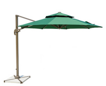 Load image into Gallery viewer, Resort Side-Pole Marble Base Umbrella, Green - Hong Kong Rooftop Party
