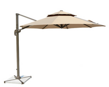Load image into Gallery viewer, Resort Side-Pole Marble Base Umbrella, Beige - Hong Kong Rooftop Party
