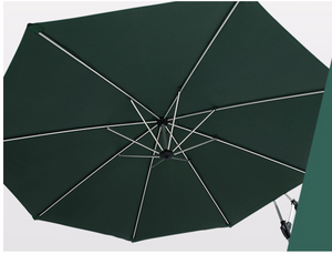 Side-Pole Water Base Umbrella, White - Hong Kong Rooftop Party