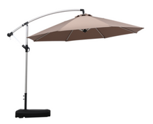 Load image into Gallery viewer, Side-Pole Water Base Umbrella, Beige - Hong Kong Rooftop Party
