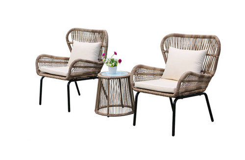 Marseille Chairs Set, Beige or Grey - Hong Kong Rooftop Party