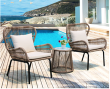 Load image into Gallery viewer, Marseille Chairs Set, Beige or Grey - Hong Kong Rooftop Party
