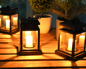 Solar LED Candle Lights - Hong Kong Rooftop Party