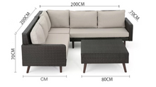 Load image into Gallery viewer, Java Corner Lounge Sofa Set - Hong Kong Rooftop Party
