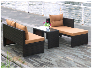 Sweet Adjustable Sofa Set, Brown or Grey - Hong Kong Rooftop Party