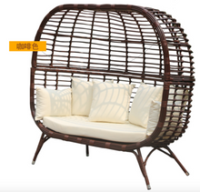 Load image into Gallery viewer, Birds Nest Sofa, Black or Brown - Hong Kong Rooftop Party
